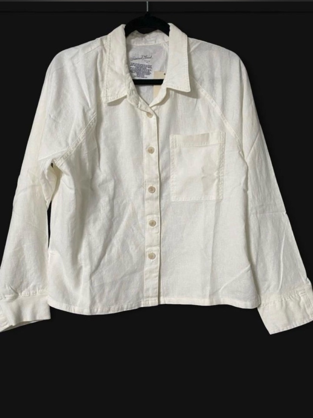 Universal Thread Cream Button-Up women shirt